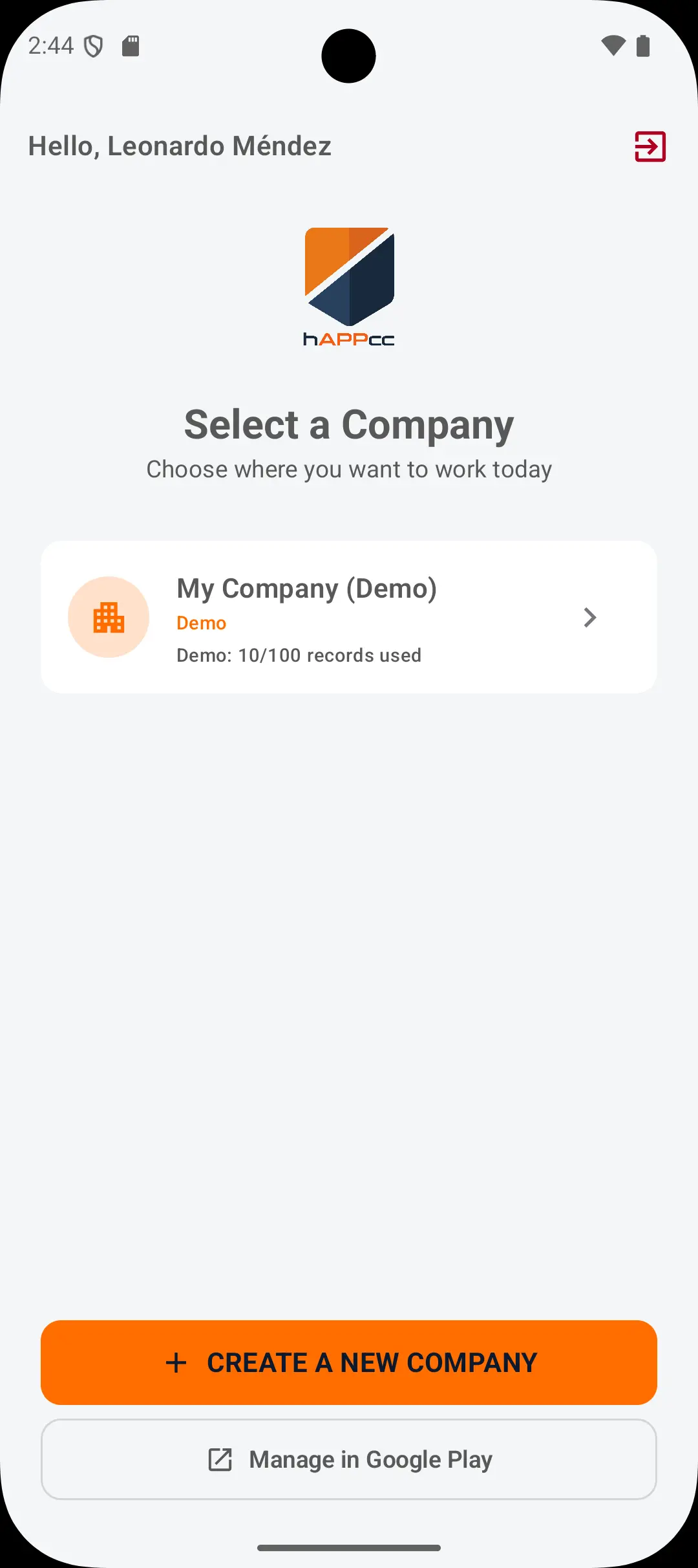 App APPCC para hostelería con empresas separadas